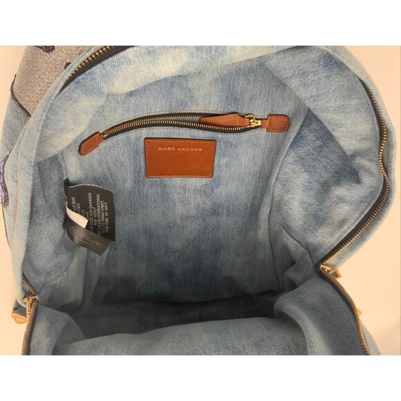 Marc Jacobs denim "Julie biker" backpack - Picture 12 of 14